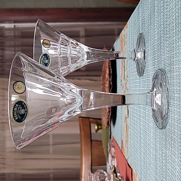 COPY - Bohemia lead crystal martini glass set of 2. NWT - Picture 3 of 8